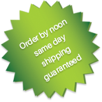 Order by noon same day shipping guaranteed